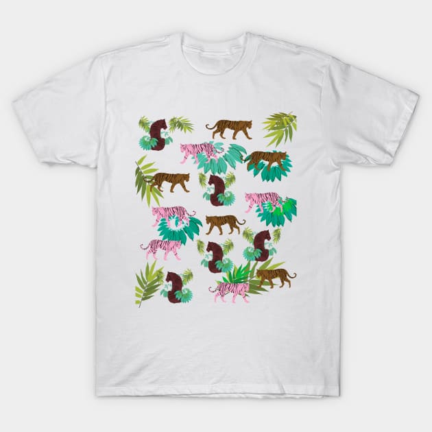 Wild Tigers T-Shirt by Manitarka